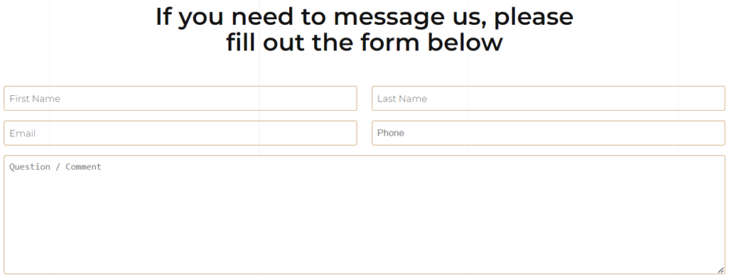 Form submission CTA example