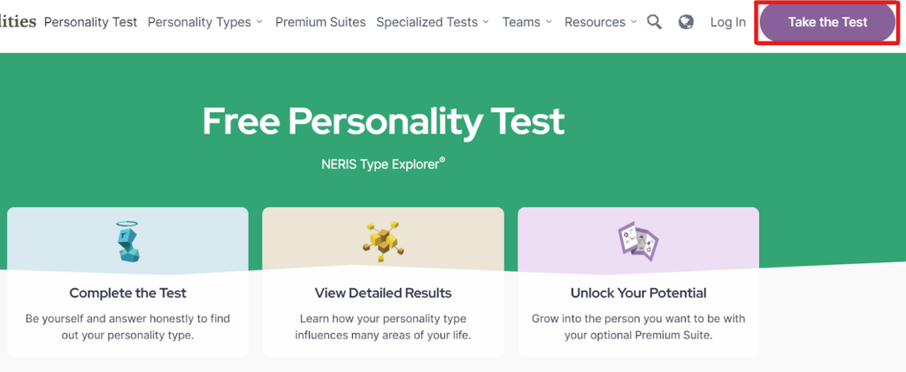 Quiz CTA example