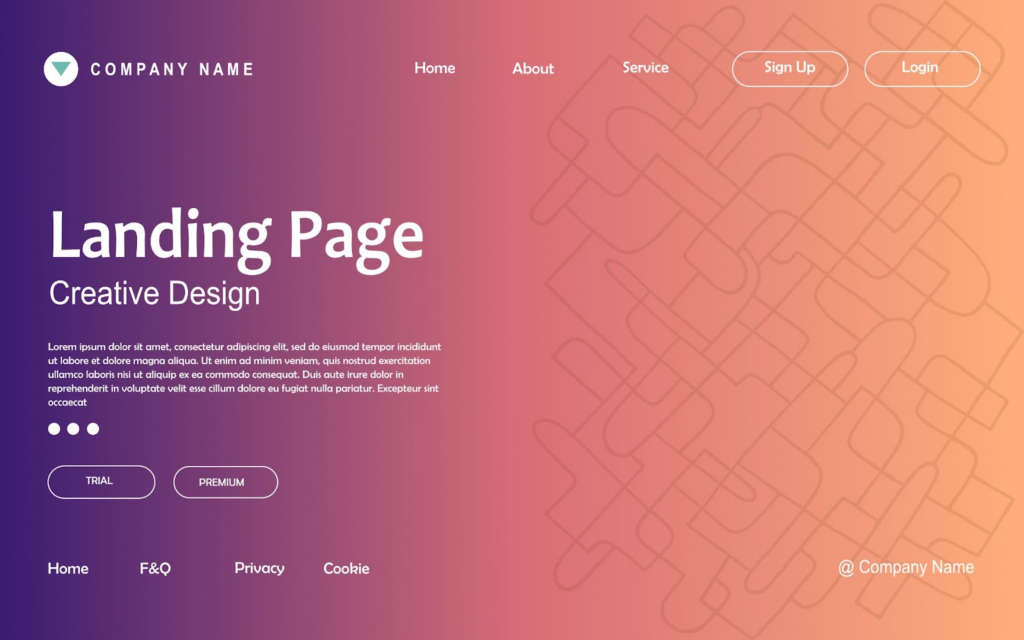 linear gradient background