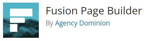 Fusion page builder